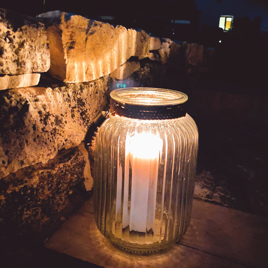 Oświetlenie balkonu i tarasu - przykład